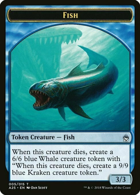 Fish // Kraken Card Front