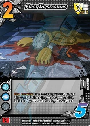 First Impressions Card Front