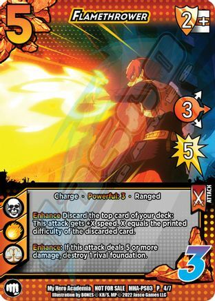 Flamethrower Card Front