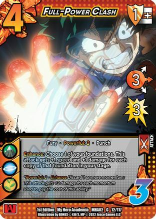 Full-Power Clash Card Front
