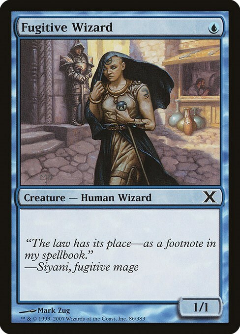 Fugitive Wizard Card Front