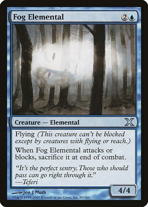 Elementale della Nebbia Card Front