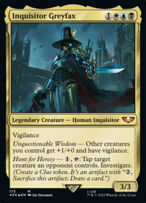 Inquisitor Greyfax Card Front