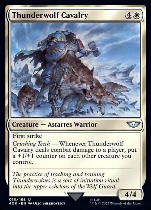 Thunderwolf Cavalry Card Front