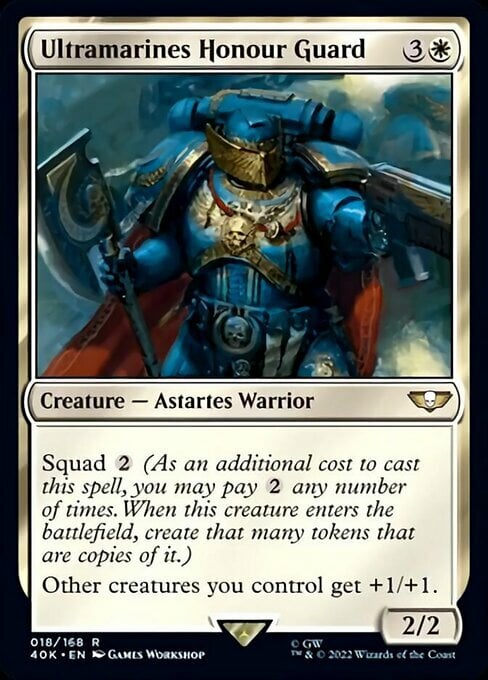 Ultramarines Honour Guard Card Front
