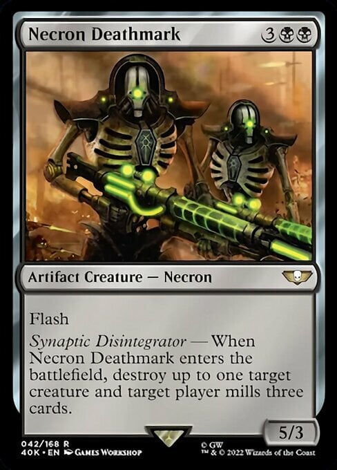 Necrocecchino Necron Card Front