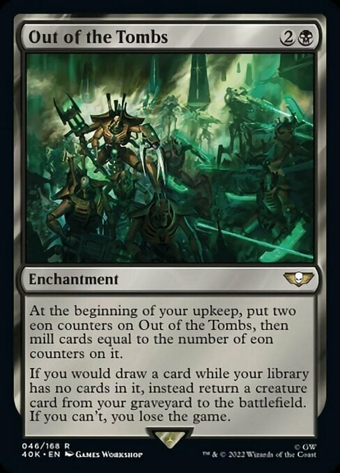 Out of the Tombs Card Front