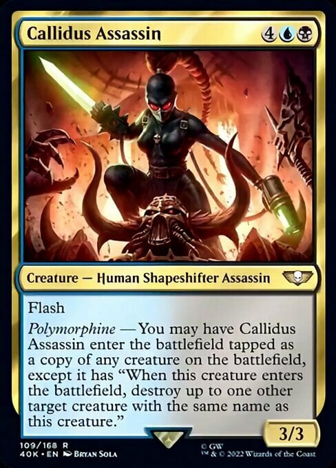 Callidus Assassin Card Front