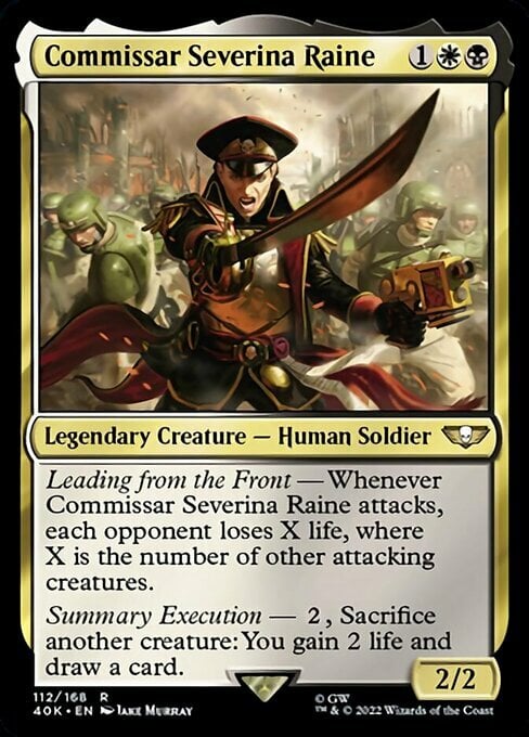 Commissar Severina Raine Card Front