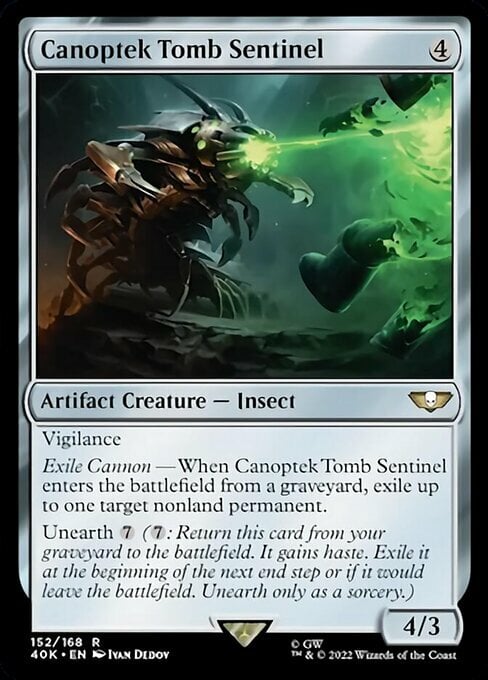 Canoptek Tomb Sentinel Card Front