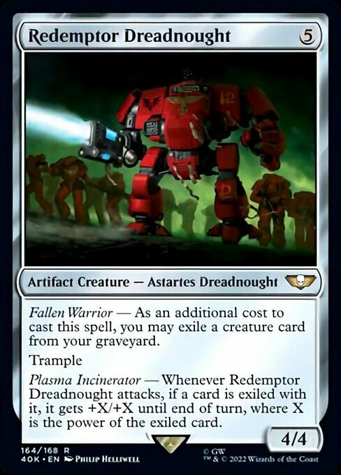 Redemptor Dreadnought Card Front