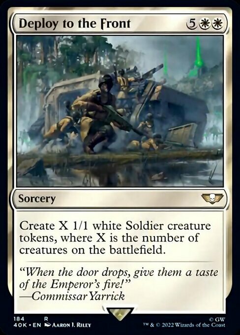 Deploy to the Front Card Front