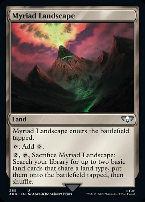 Myriad Landscape Card Front
