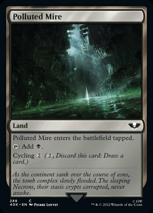 Polluted Mire Card Front