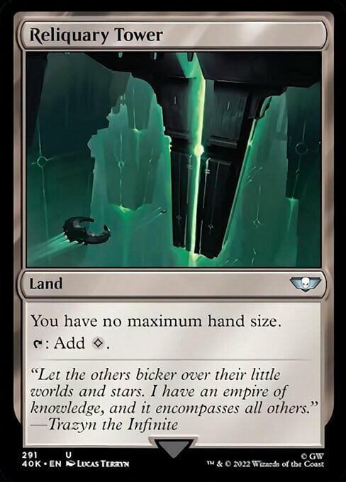 Reliquary Tower Card Front