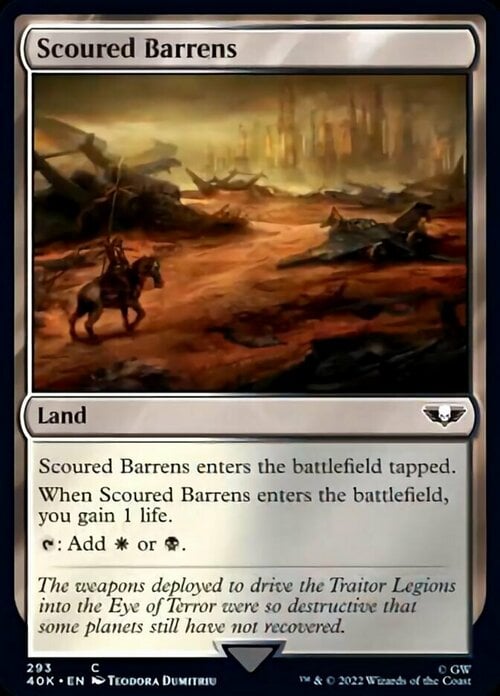 Scoured Barrens Card Front