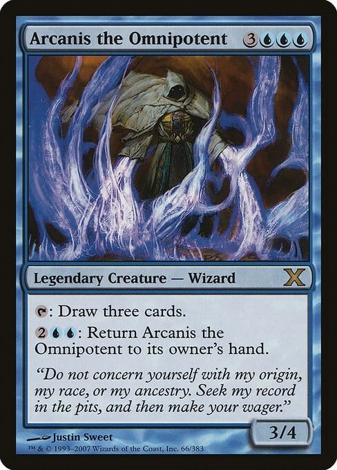 Arcanis l'Onnipotente Card Front