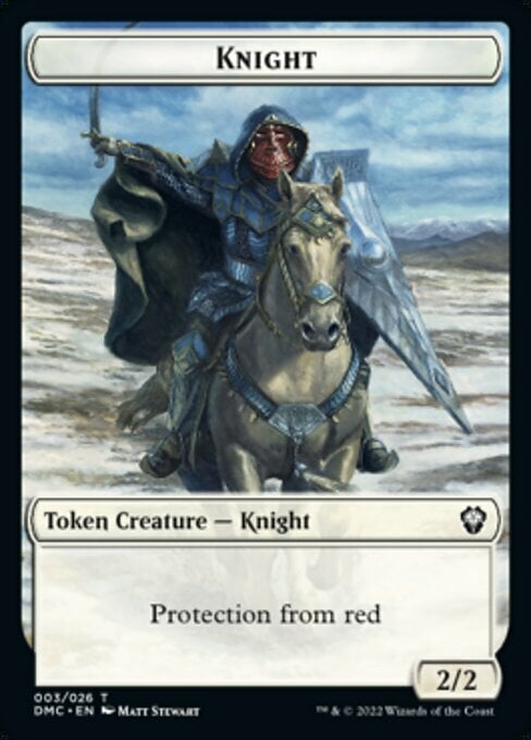 Knight // Phyrexian Card Front