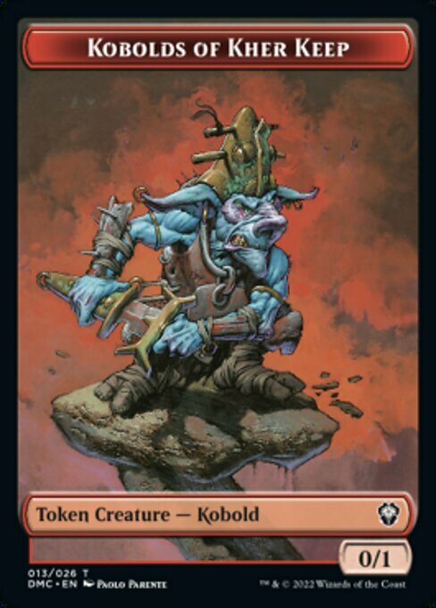 Kobolds of Kher Keep // Saproling Card Front