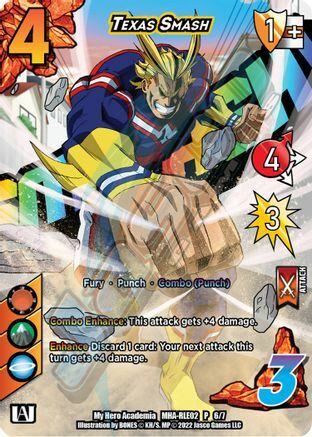 Texas Smash Card Front