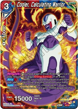 Cooler, Calculated Warrior Card Front