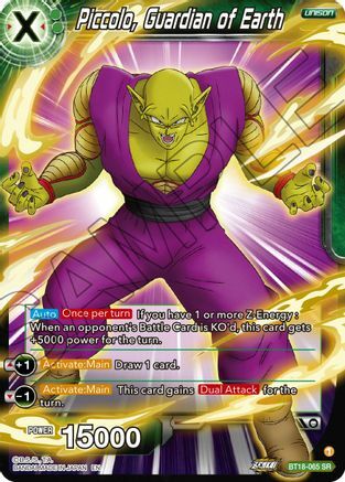 Piccolo, Guardian of Earth Card Front