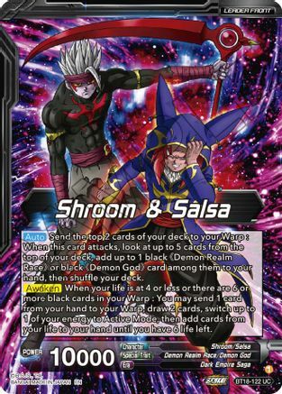 Shroom & Salsa // Demon God Shroom & Salsa, Deadly Genius Card Front