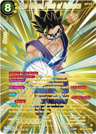 Son Gohan, Flash of Brilliance Card Front