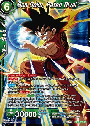 Son Goku, Fated Rival Card Front
