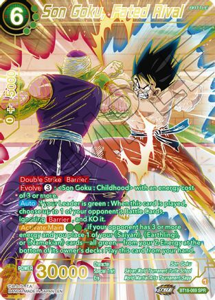 Son Goku, Fated Rival Card Front
