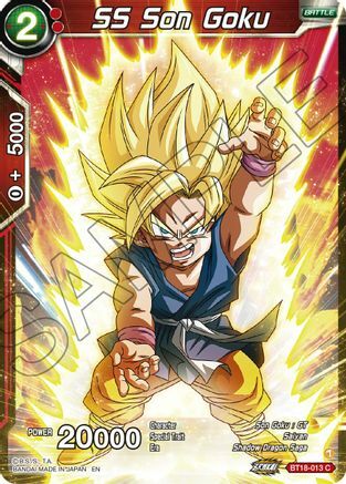 SS Son Goku Card Front