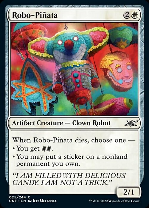 Robo-Piñata Card Front
