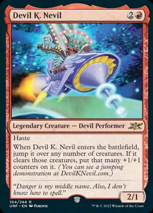 Devil K. Nevil Card Front