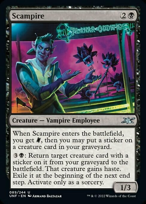 Scampire Card Front