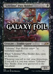 "Lifetime" Pass Holder · Galaxy Foil 365