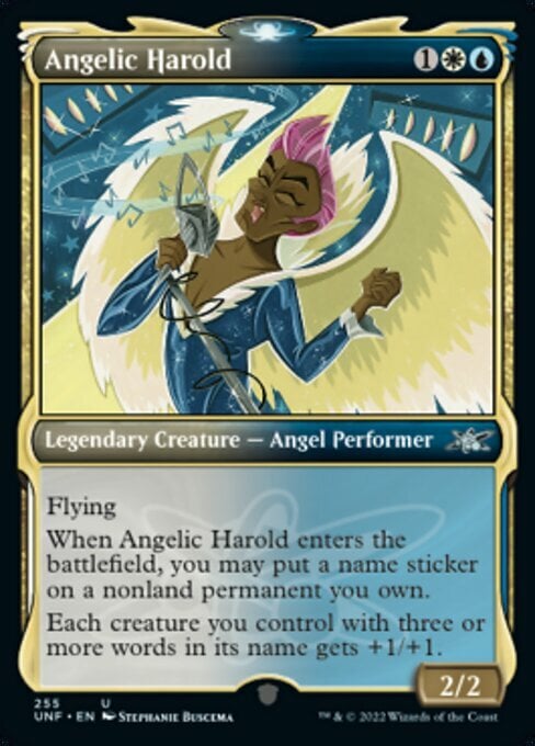 Angelic Harold Card Front