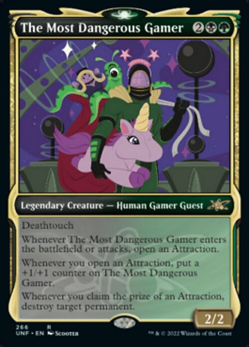 The Most Dangerous Gamer Card Front