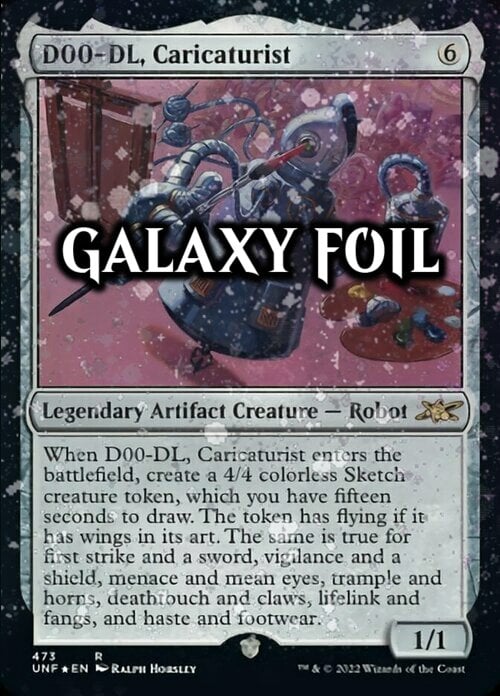 D00-DL, Caricaturist Card Front