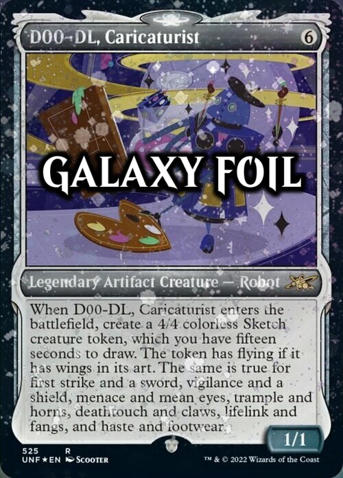 D00-DL, Caricaturist Card Front