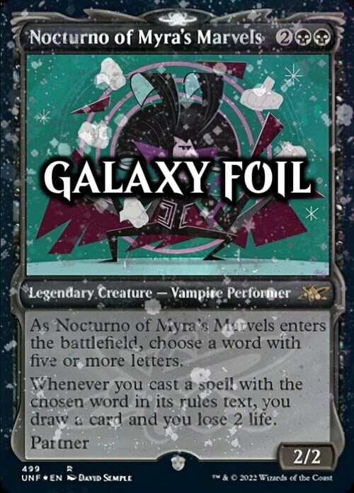 Nocturno of Myra's Marvels Card Front