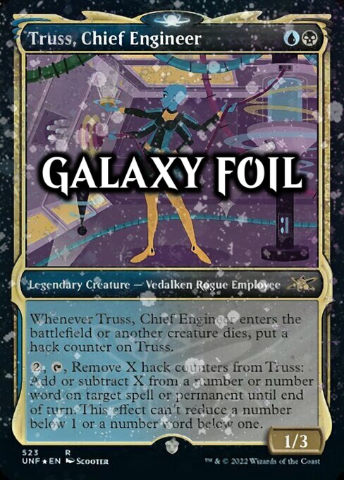 Truss, Chief Engineer Card Front