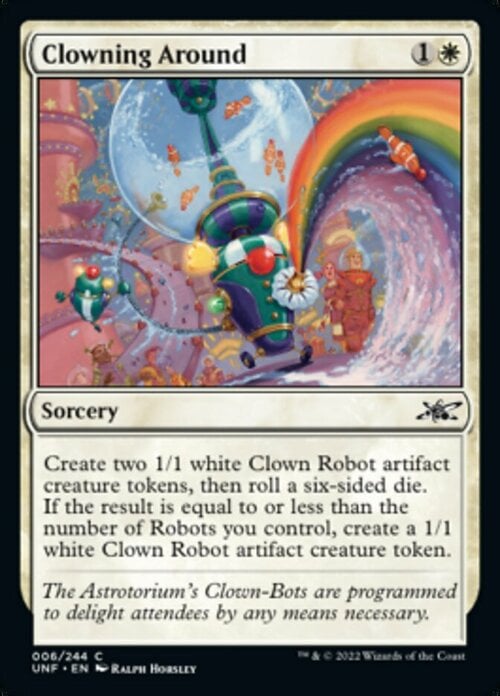 Clowning Around Card Front
