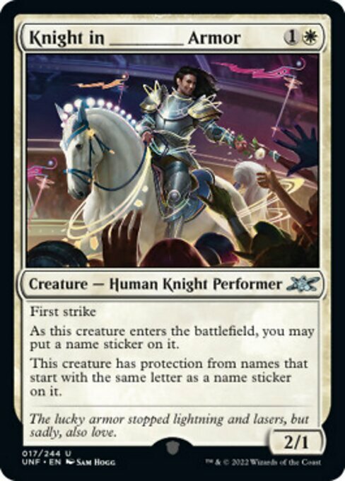 Knight in _____ Armor Frente