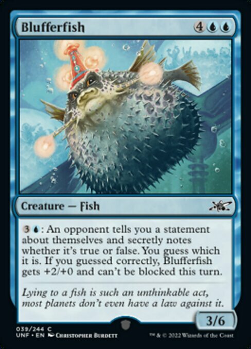 Blufferfish Card Front