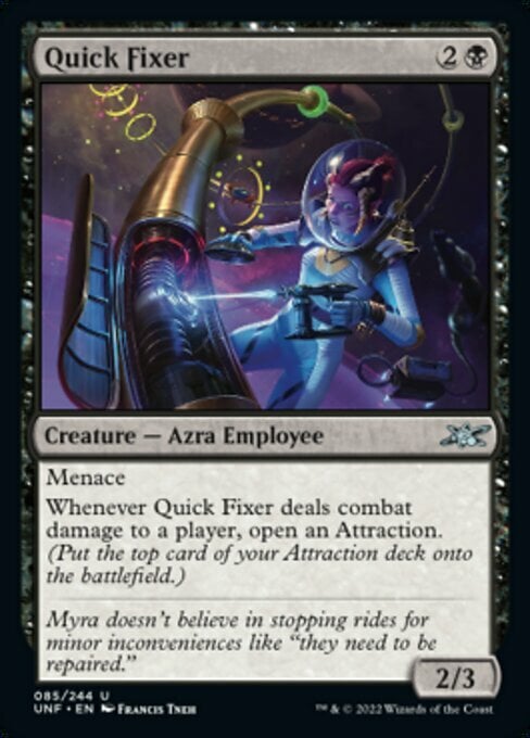 Quick Fixer Card Front