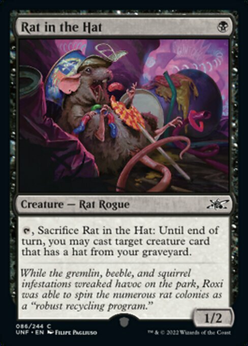 Rat in the Hat Card Front