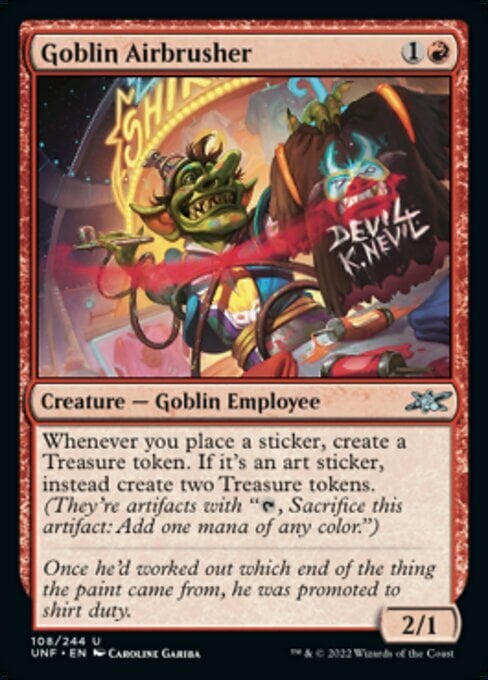 Goblin Airbrusher Card Front