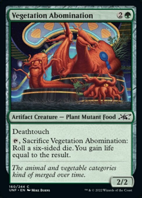 Vegetation Abomination Card Front