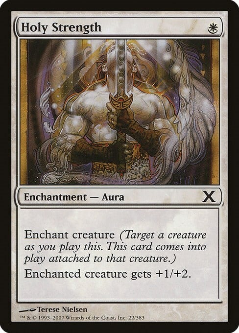Holy Strength Card Front