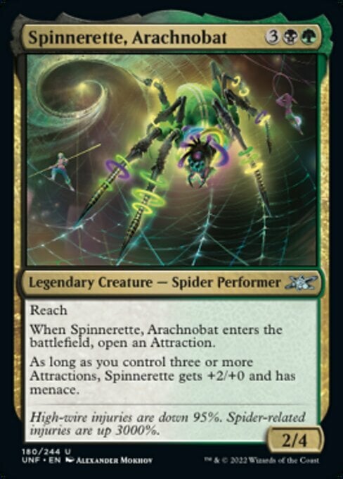 Spinnerette, Arachnobat Card Front